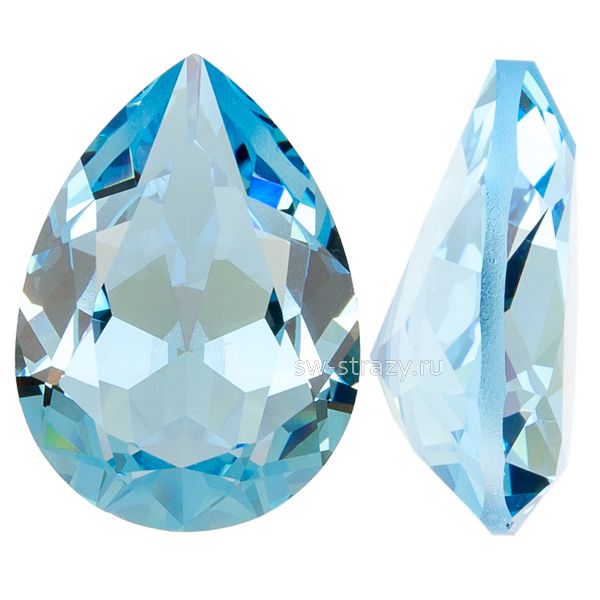 Кристаллы 4320 18x13 mm Aquamarine Ignite