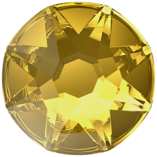 Стразы горячей фиксации 2078 ss 34 Golden Topaz HF