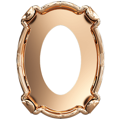 4128/S 10x8 mm 3PH2OZ No Plating