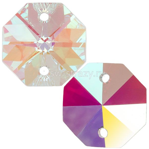 P Octagon 2552 14 mm crystal AB