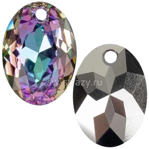 Кулоны 6438 16 mm Crystal Vitrail Light P