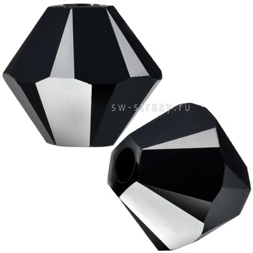 Бусины 5328 4 mm Jet