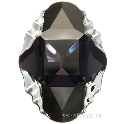 Кристаллы 4926 14x10 mm Graphite Light Chrome