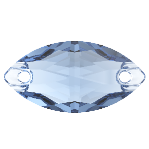 Navette 2H 12x6 mm Light Sapphire