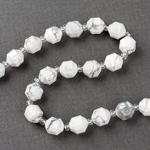 Бусина граненая из кахолонга 8 мм*