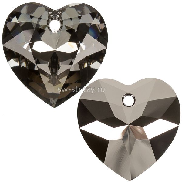 Кулоны 6432 10,5 mm Crystal Silver Night