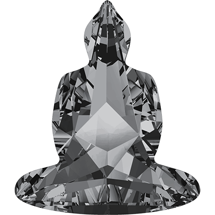 Кристаллы 4779 18x15,6 mm Crystal Silver Night