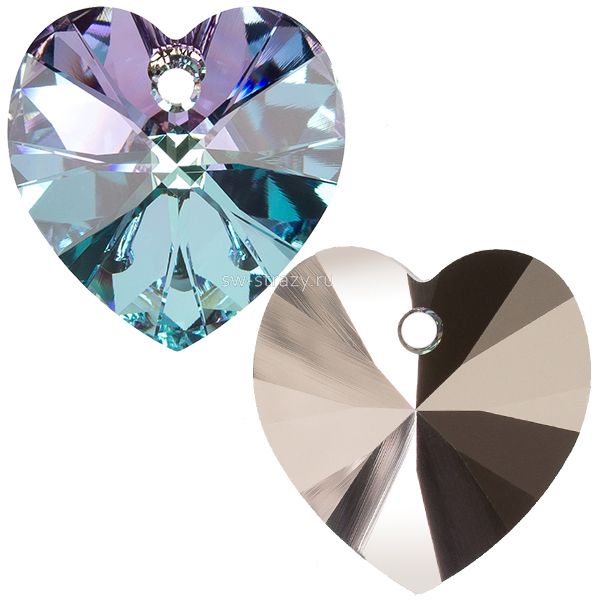 Кулоны 6228 10,3x10 mm Crystal Vitrail Light