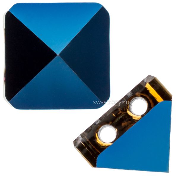 Бусины 5061 7,5 mm Crystal Metallic Blue