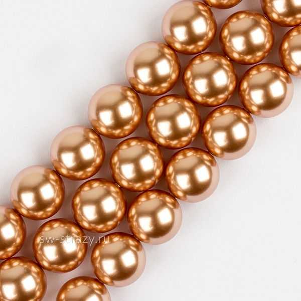 Жемчужины 5810 2 mm Crystal Rose Gold Pearl