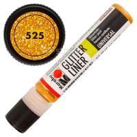 Marabu Glitter Liner 525 Mandarine 25 ml  (18030009525) *