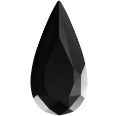 Кристаллы 4322 22x11 mm Jet