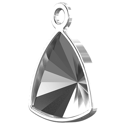 4799/J 9.2x9,4 mm Rhodium Plating