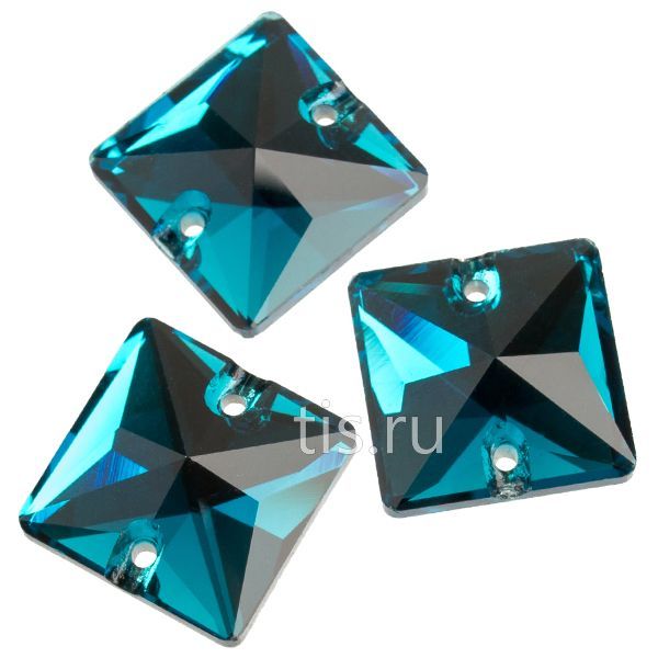3687 16*16 mm Blue Zircon