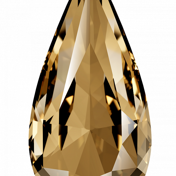 Кристаллы 4322 30x15 mm Crystal Golden Shadow