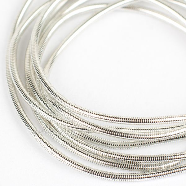 Канитель мягкая Серебро 1 мм (5гр)