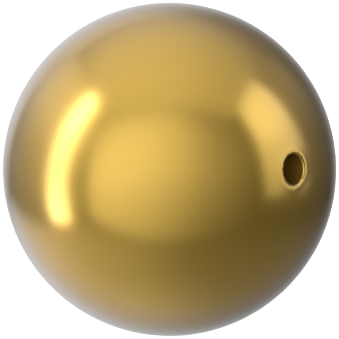 Жемчужины 5810 6 mm Crystal Royal Gold Pearl