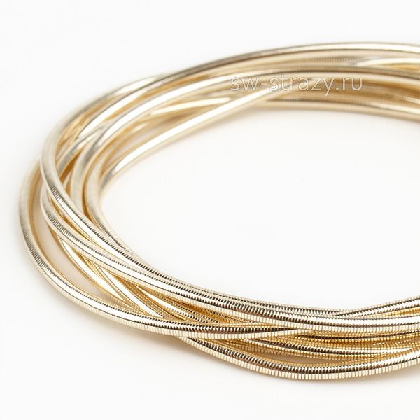 Канитель гладкая золото ваниль 1 мм (5гр)*