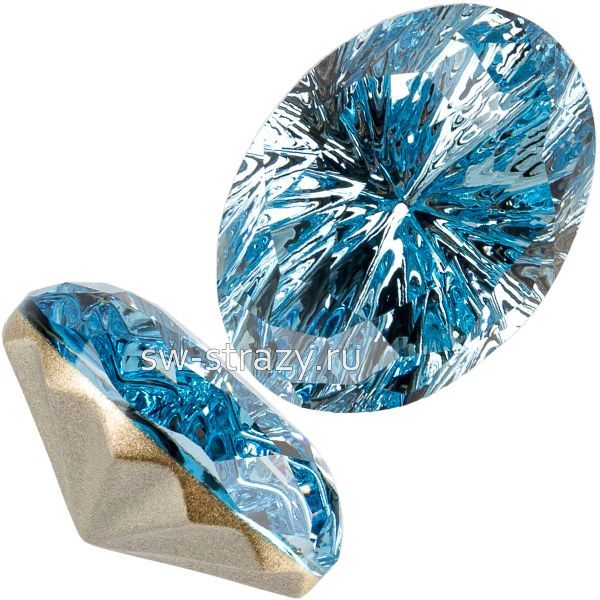 Кристаллы 4160 8x6 mm Aquamarine