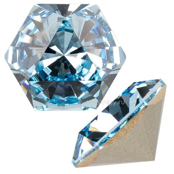 Кристаллы 4699 6x6,9 mm Aquamarine