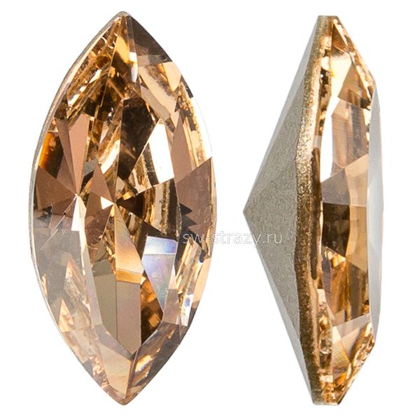 Кристаллы 4228 15x7 mm Light Silk