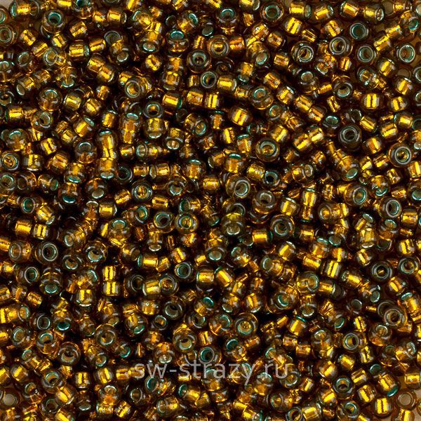 Seedbead Miyuki 15/0 1421 Silver-Lined Olive