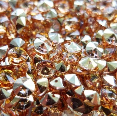 Кулоны 6428 6 mm Crystal Metallic Sunshine