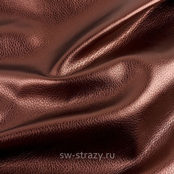 Кожа искусственная 1мм 50х32,5 см темно-коричневый (010)