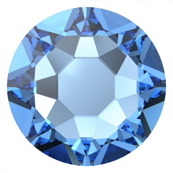 Стразы горячей фиксации 2078 ss 12 ReCreated Ice Blue HF