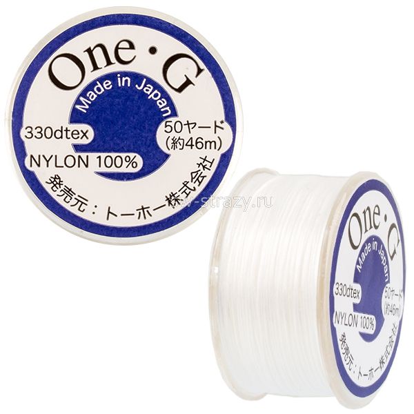 Нитки TOHO One-G White 46 m