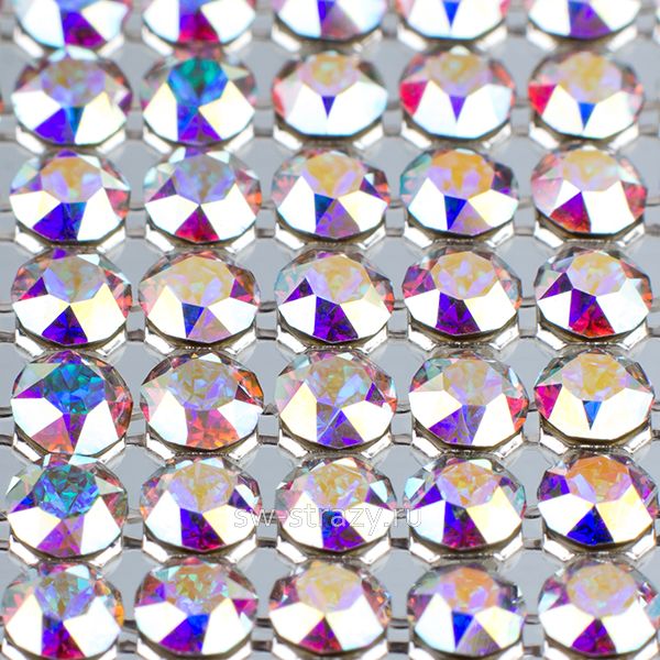 Кристальная ткань 40000/100 082 001 AB NOHF (1 ряд-примерно 66 камней)