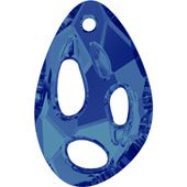 Кулоны 6730 34x22 mm Crystal Bermuda Blue