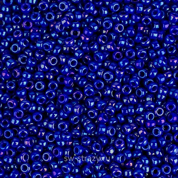 Seedbead Miyuki 15/0 1945 Opaque Cobalt Luster