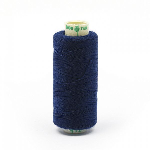 Нитки бытовые Dor Tak 40\2 цв. 412 синий 366м 100% п\э
