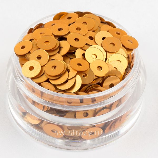 Пайетки 4 mm плоские (256W) Rame ST 3 гр