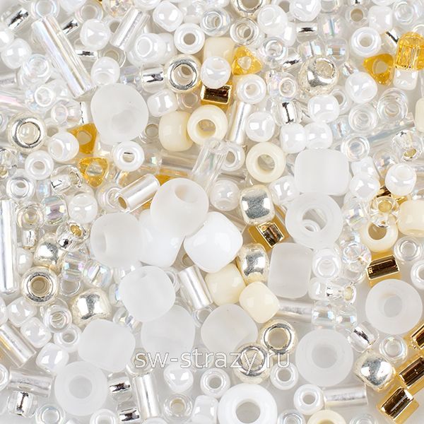 Toho MIX # 3212 бело-золотой