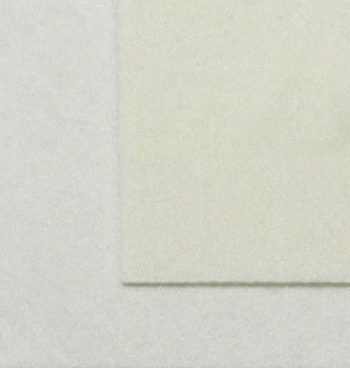 Фетр жесткий лист 20х30см толщина 1мм , белый (660)