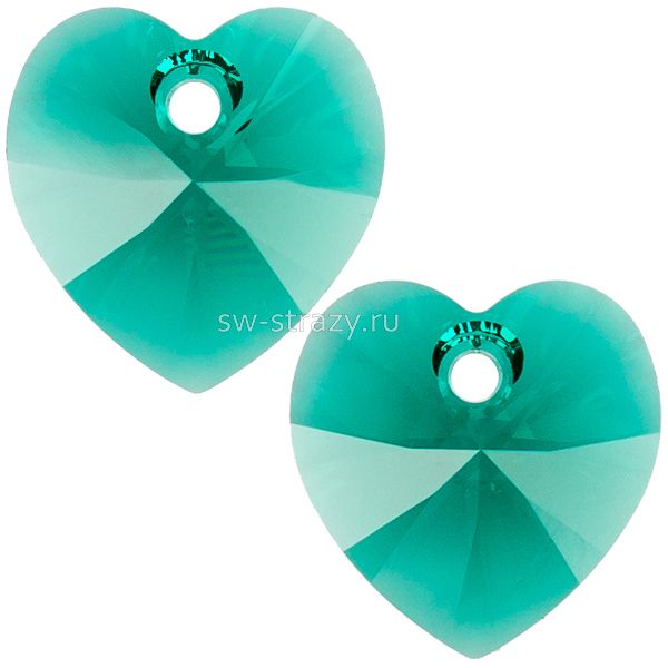 Кулоны 6228 10,3x10 mm Emerald