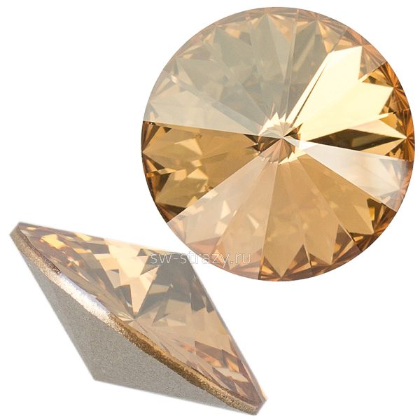 Риволи 1122 12 mm Crystal Golden Shadow F