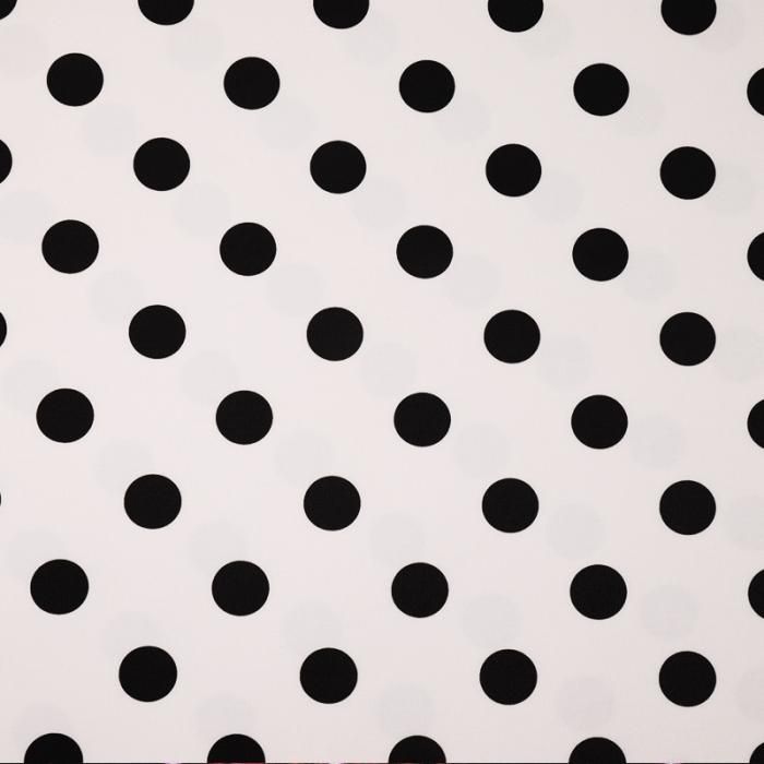 Бифлекс 0021 Polka Dot 20mm Black White