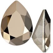 Кристаллы 4320 8x6 mm Crystal Metallic Light Gold