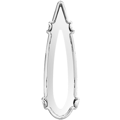 4331/S 30 mm 3PH20H Rhodium Plating