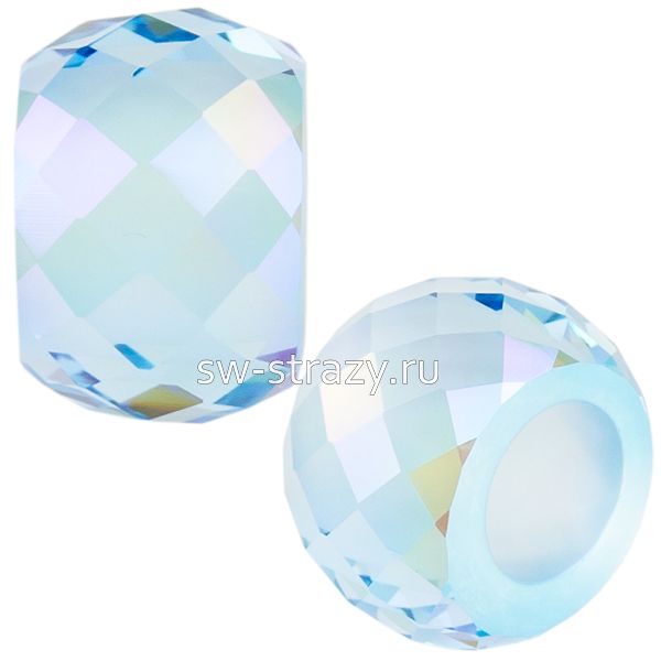 Бусины 5043 11 mm Aquamarine Shimmer 2X