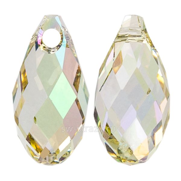 Кулоны 6010 13x6,5 mm Crystal Luminous Green