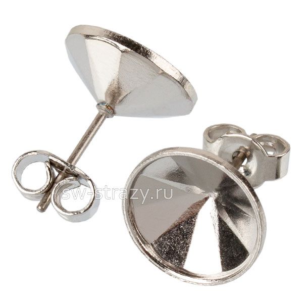 Пусеты 1400 10 мм серебро (Р08365)