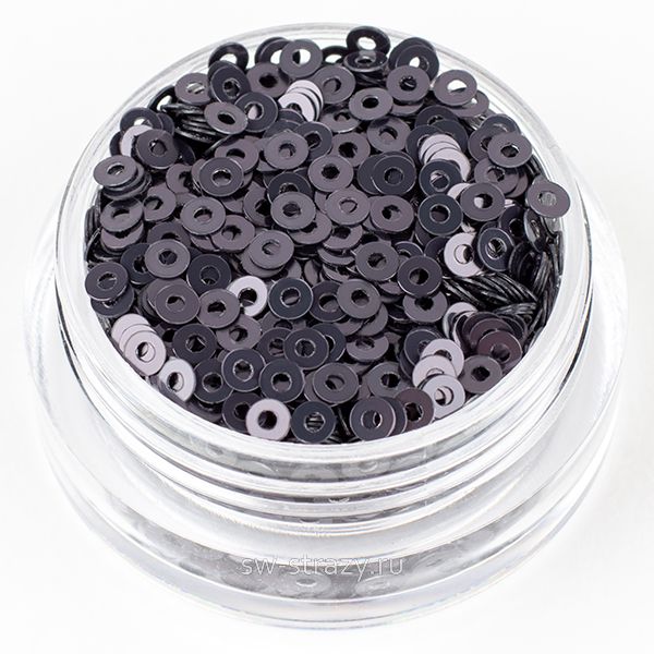 Пайетки 2 mm плоские (9131) Luna MT 3 гр