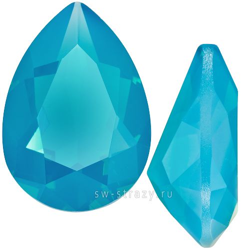 Кристаллы 4320 14x10 mm Caribbean Blue Opal Unfoiled