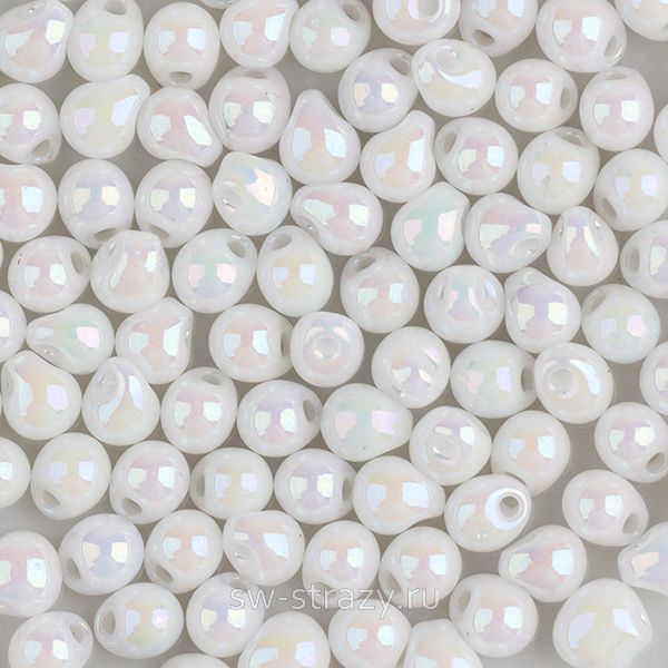 Drops 3,4 mm 471 White Pearl AB