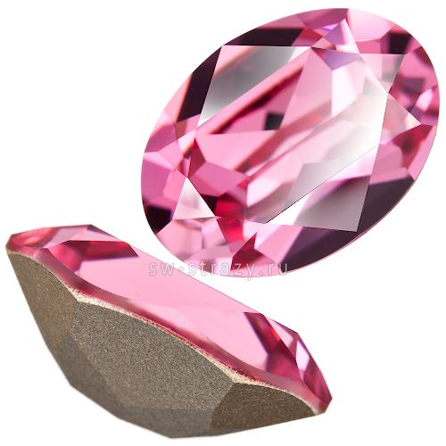Кристаллы 4120 14x10 mm Rose