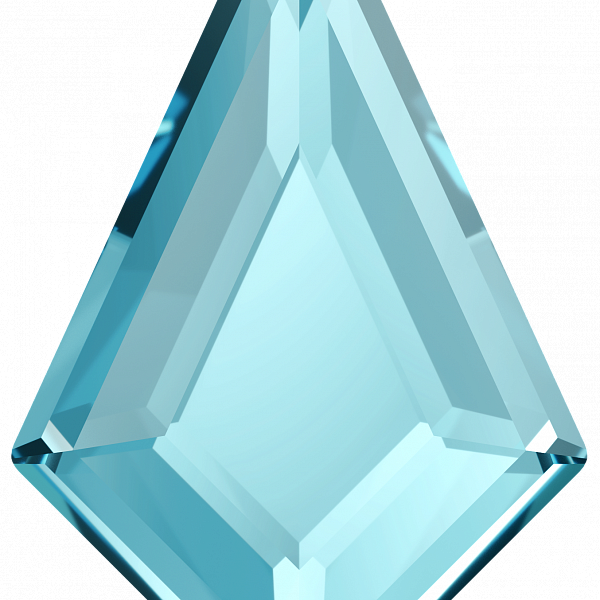 Стразы горячей фиксации 2771 6.4x4,2 mm Aquamarine HF